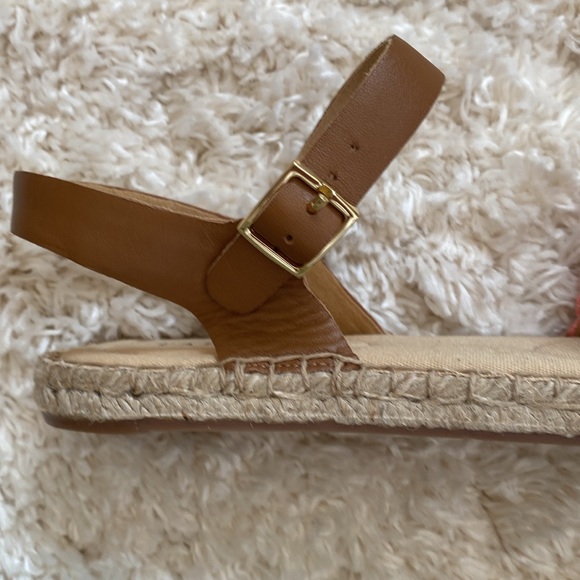 Talbots IZZY CORDED ESPADRILLE FLATS Color is Sunset Rose Size 9 - Picture 5 of 9